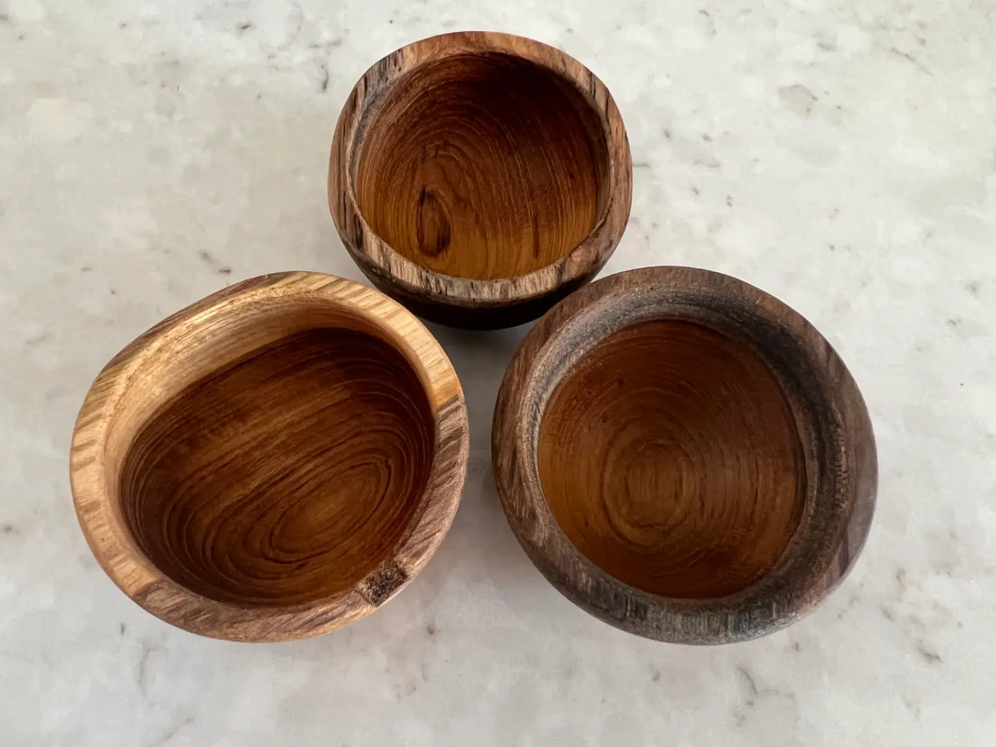 Hand Carved Wooden Bowl (Set of 4)