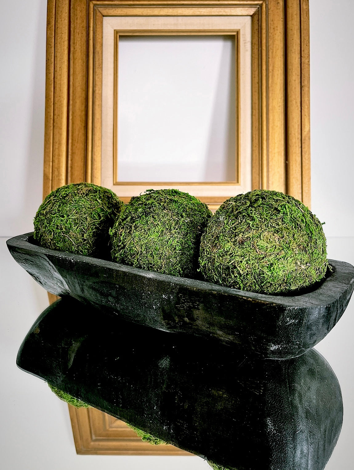 4 Inch Decorative Moss Ball (Set of 6)