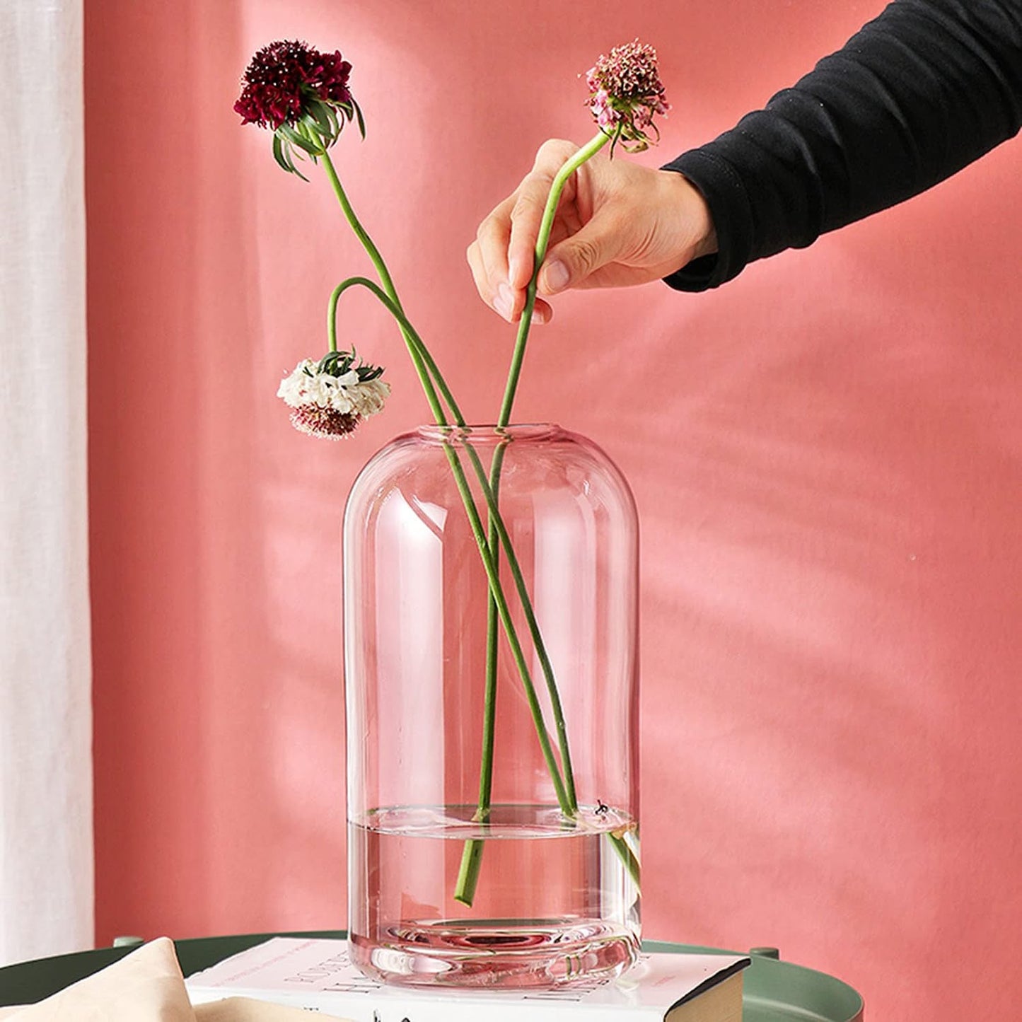 Pink Glass Vase