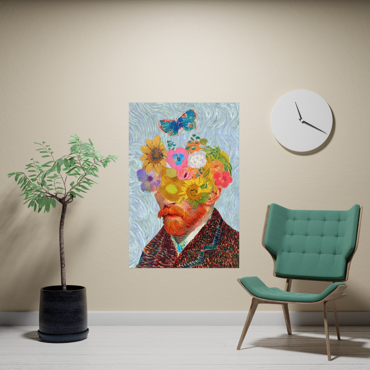 Vincent Van Gogh in Bloom Poster