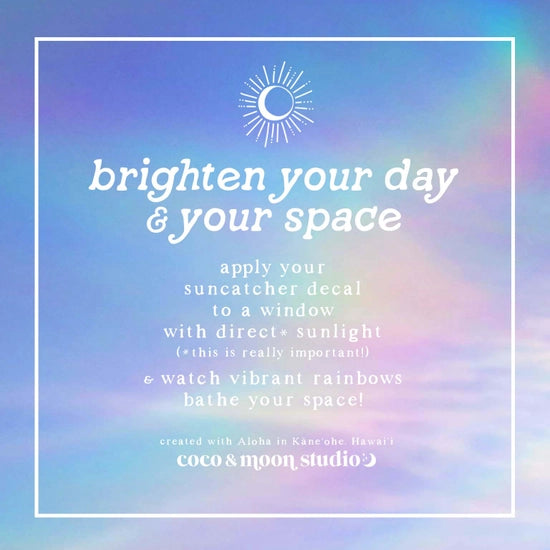 Suncatcher Sticker Rainbow Maker