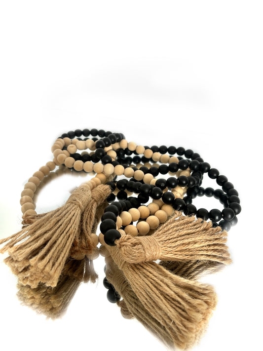 Wooden Bead Garland (Set of 2)