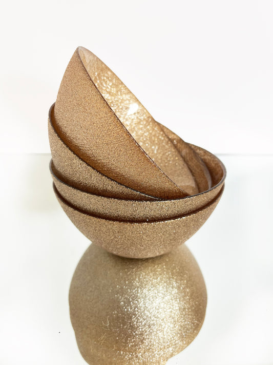 Sparkling Copper Small Bowl (Set of 4)