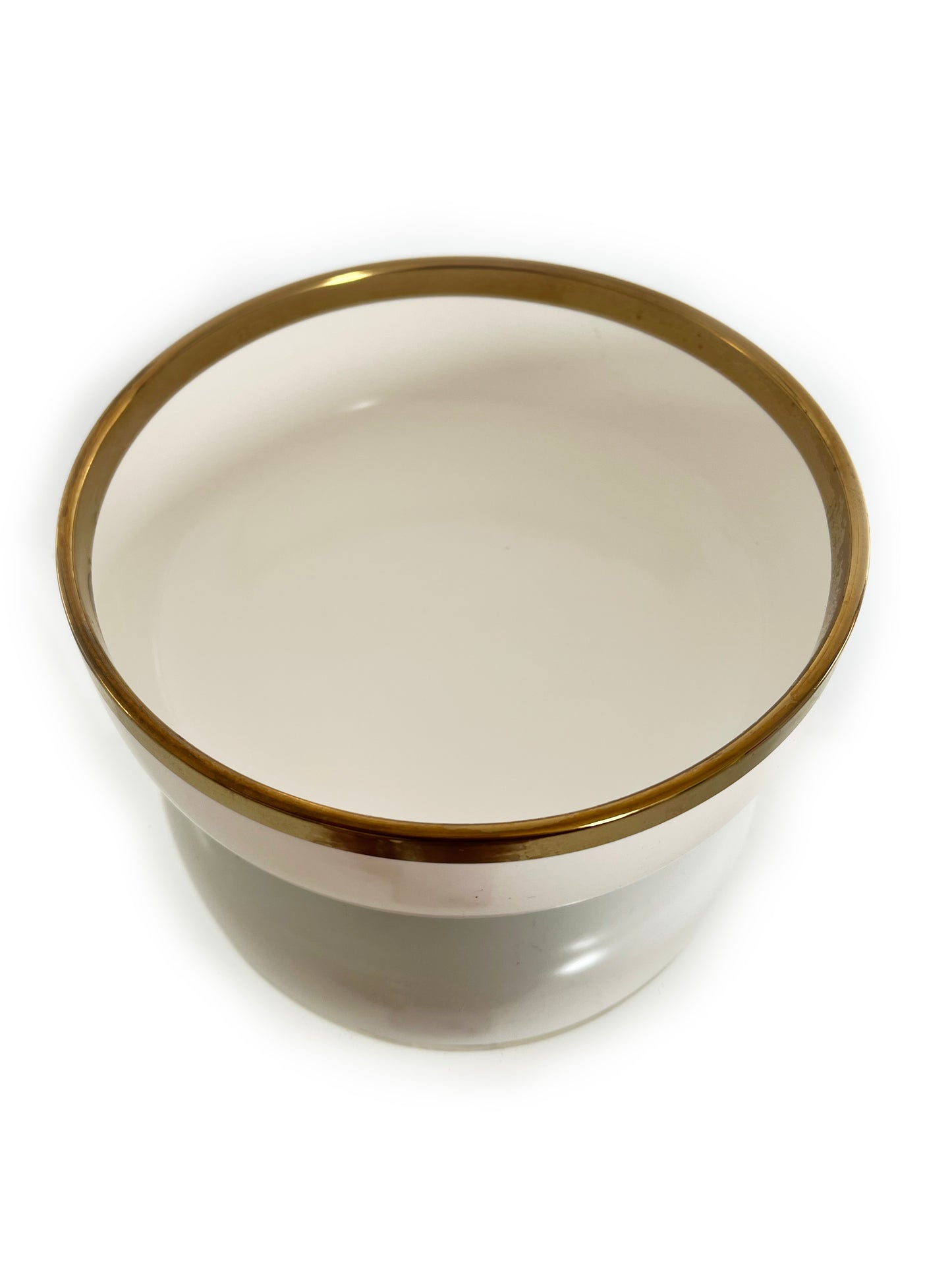 Ceramic Bowl with Golden Rim (Set of 2)