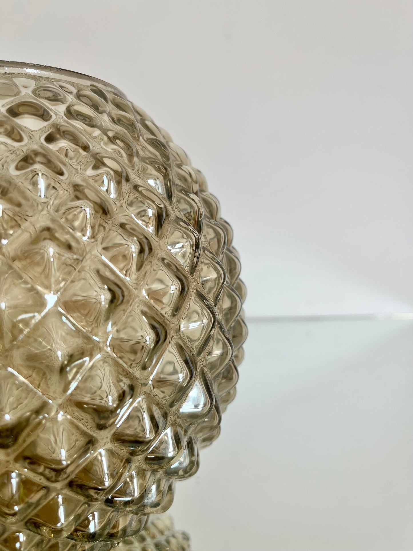 Gold Mercury Glass Ball Vase