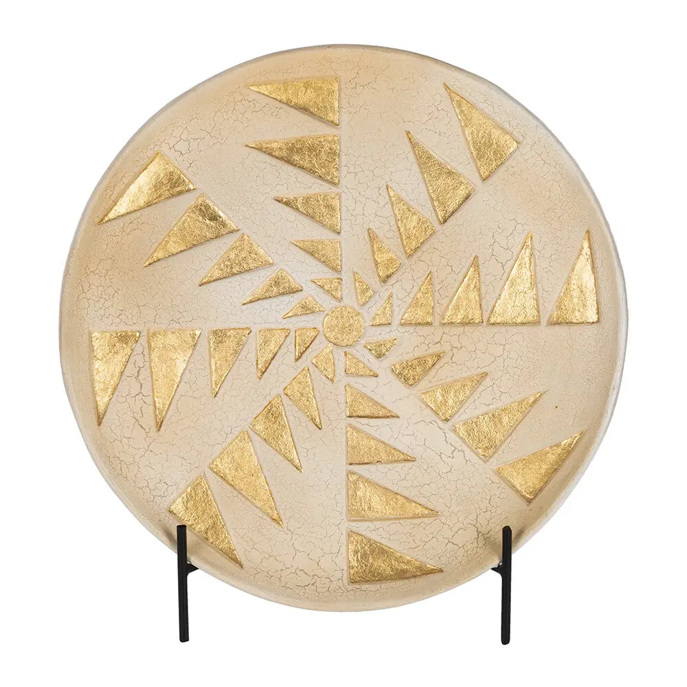 Triangle Pattern Decorative Plate