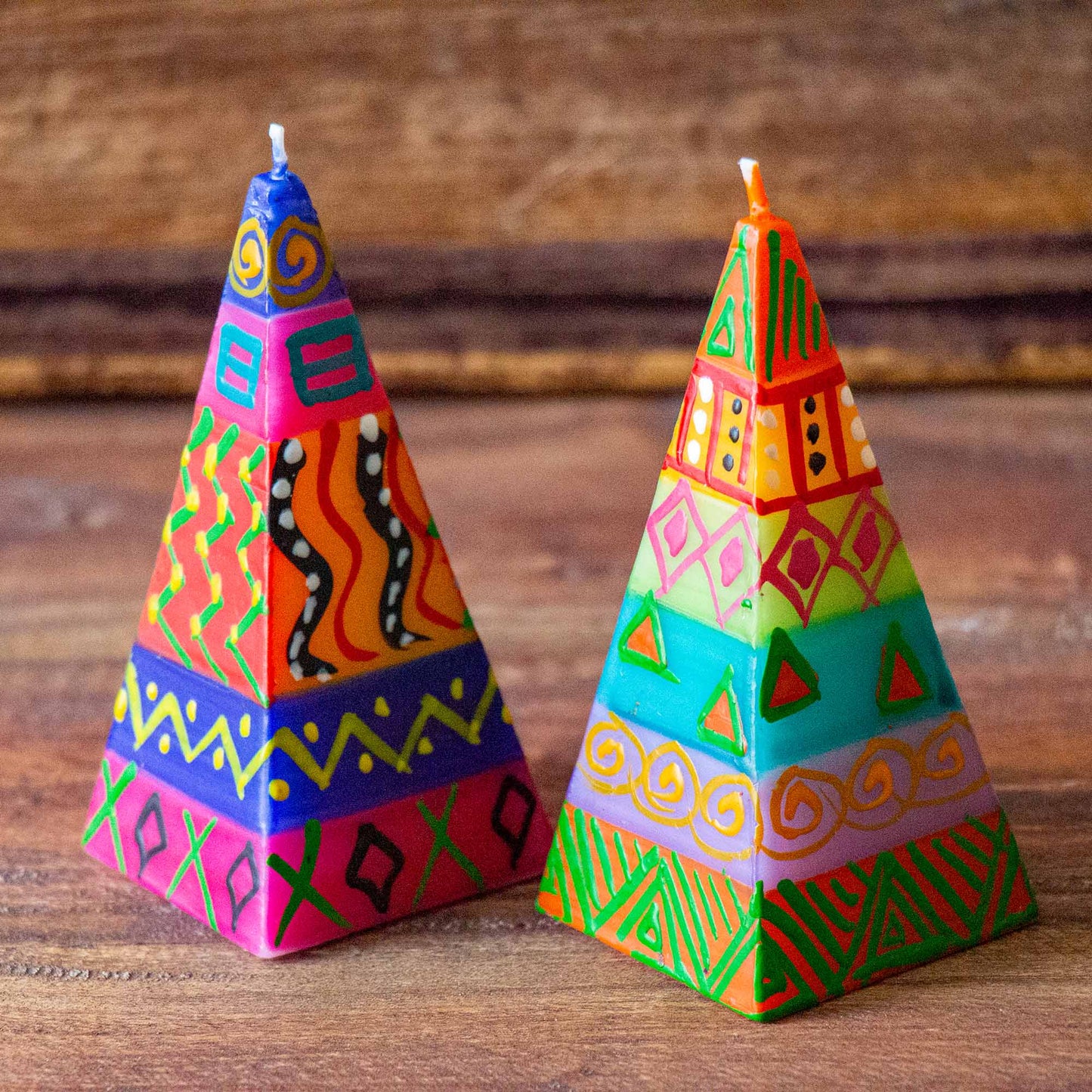 Pyramid Candles (Set of 2)