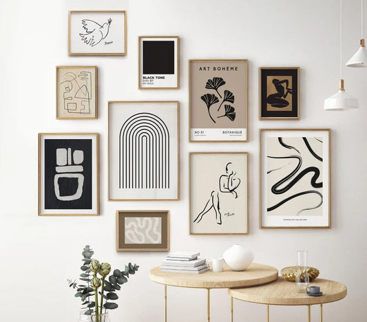 One Black Line Poster (No Frame)