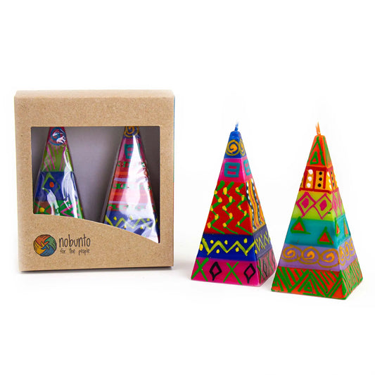 Pyramid Candles (Set of 2)