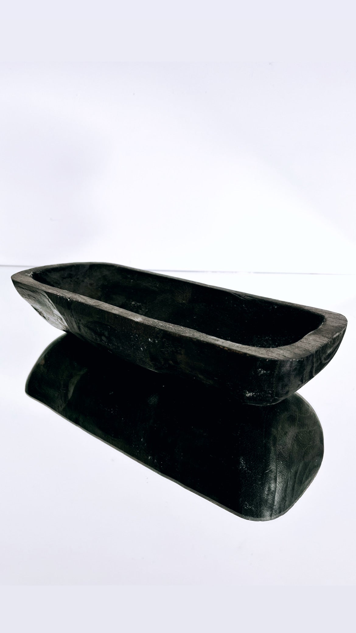 Paulownia Wood Black Dough Bowl