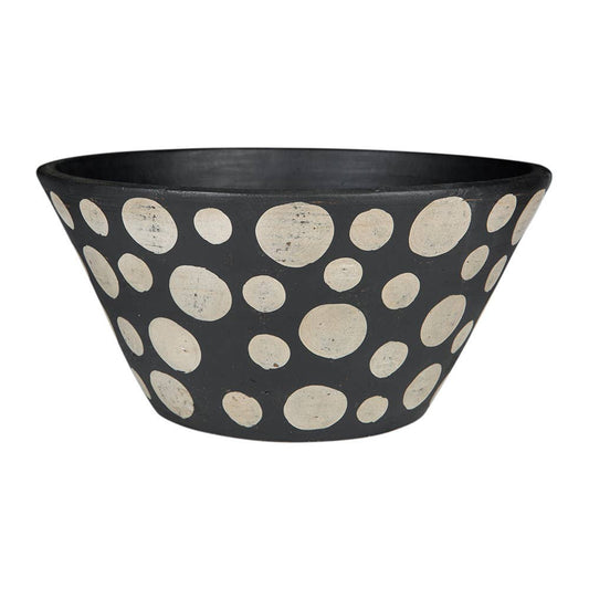 Spot Terracotta Bowl - Black