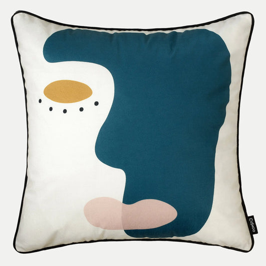 Velvet Face Pillow in Cream (Cover Only)