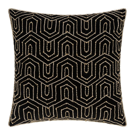 Beaded Art Deco Cushion