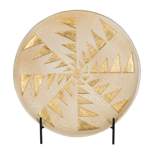 Triangle Pattern Decorative Plate
