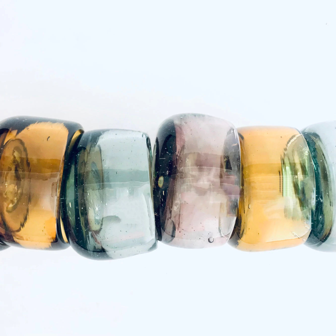 Mix Colored Glass Mezcal Copitas (Set of 6)