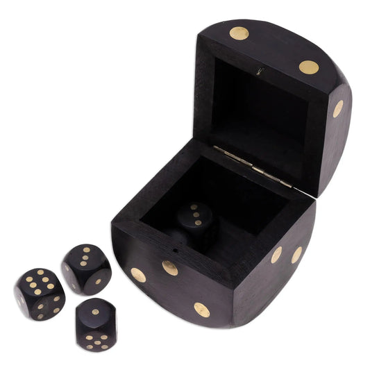 Dice Decorative Box And Dice Set